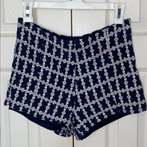 Cute embroidered shorts